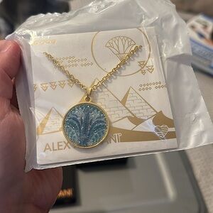 Alex & Ani Blue Lotus Necklace